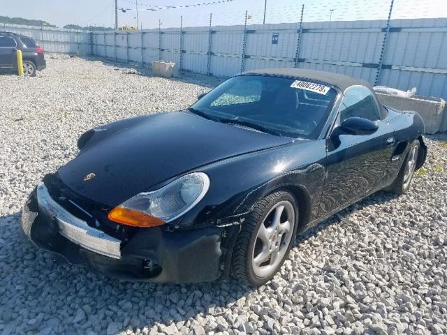 WP0CA298XYU628201 - 2000 PORSCHE BOXSTER BLACK photo 2