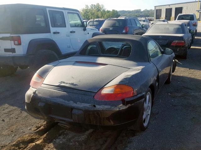 WP0CA298XYU628201 - 2000 PORSCHE BOXSTER BLACK photo 4