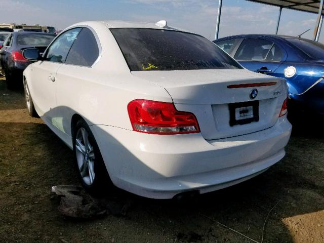 WBAUP9C5XDVS95123 - 2013 BMW 128 I WHITE photo 3