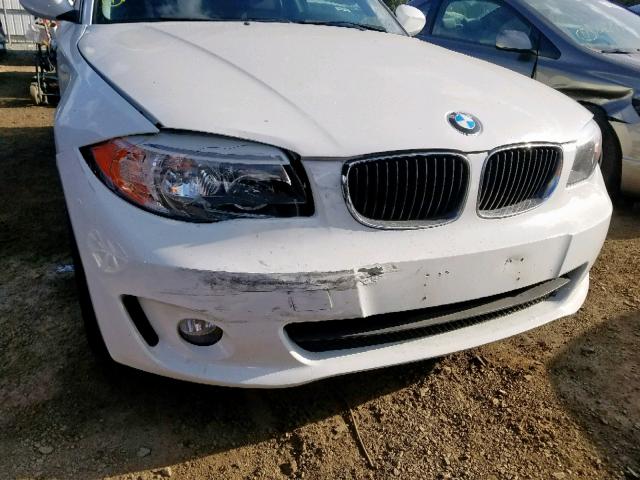 WBAUP9C5XDVS95123 - 2013 BMW 128 I WHITE photo 9