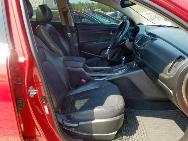 KNDPC3A6XC7213995 - 2012 KIA SPORTAGE S RED photo 5