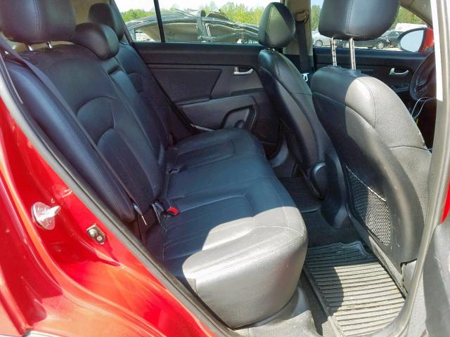 KNDPC3A6XC7213995 - 2012 KIA SPORTAGE S RED photo 6