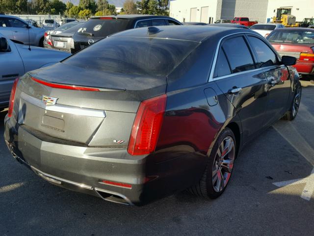 1G6AU5S86F0114654 - 2015 CADILLAC CTS VSPORT GRAY photo 4