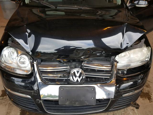 3VWEF71K57M066321 - 2007 VOLKSWAGEN JETTA WOLF BLACK photo 7