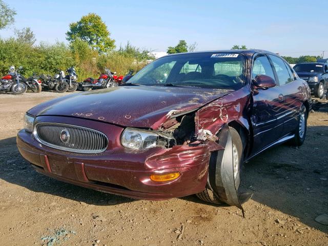 1G4HP52K234179032 - 2003 BUICK LESABRE CU MAROON photo 2