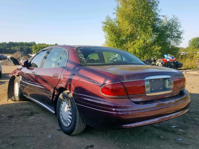 1G4HP52K234179032 - 2003 BUICK LESABRE CU MAROON photo 3