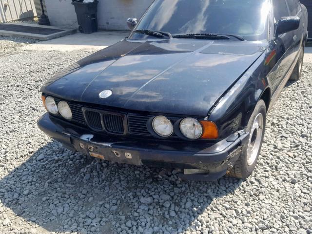 WBAHD5310NBF97106 - 1992 BMW 525 I BLACK photo 9