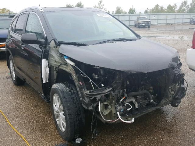 5J6RM4H78DL067545 - 2013 HONDA CR-V EXL BLACK photo 1