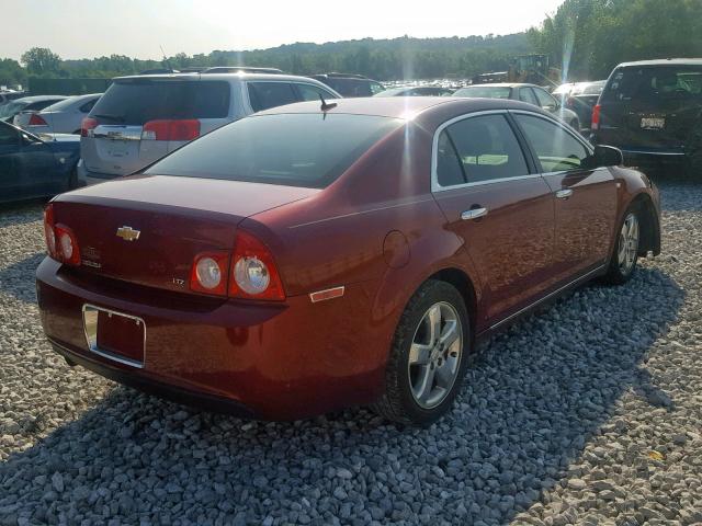 1G1ZK57B58F274690 - 2008 CHEVROLET MALIBU LTZ წითელი ფოტო 4