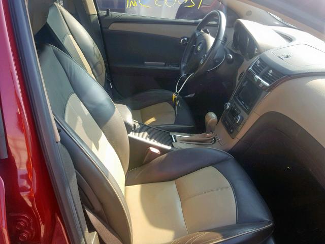 1G1ZK57B58F274690 - 2008 CHEVROLET MALIBU LTZ წითელი ფოტო 5