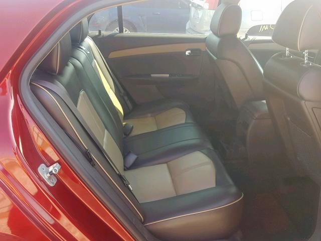 1G1ZK57B58F274690 - 2008 CHEVROLET MALIBU LTZ წითელი ფოტო 6