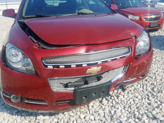 1G1ZK57B58F274690 - 2008 CHEVROLET MALIBU LTZ წითელი ფოტო 9