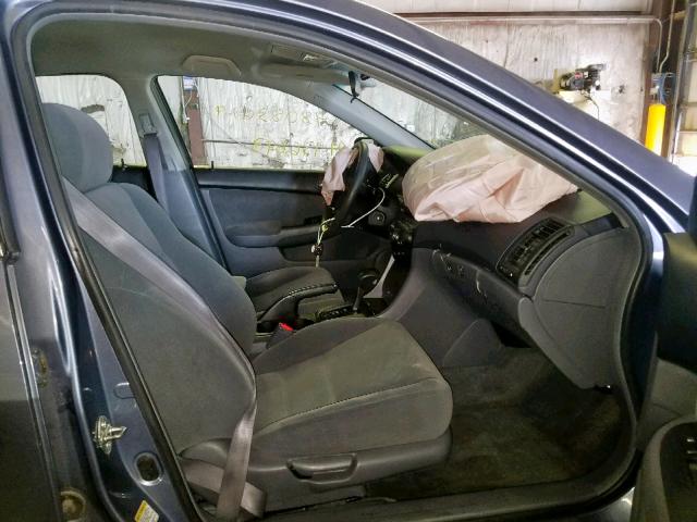 1HGCM56417A085963 - 2007 HONDA ACCORD LX BLUE photo 5