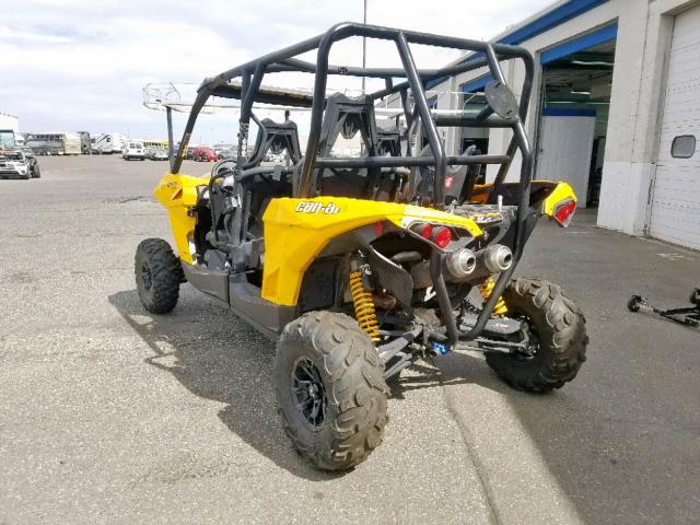 3JBPMCP1XEJ000387 - 2014 CAN-AM MAVERICK M YELLOW photo 3