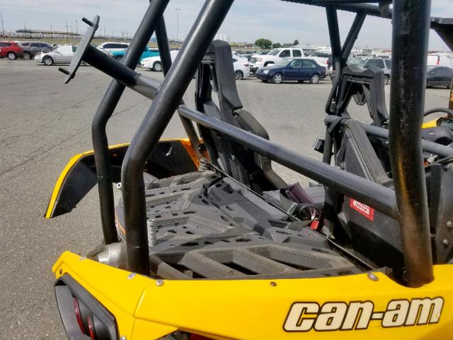 3JBPMCP1XEJ000387 - 2014 CAN-AM MAVERICK M YELLOW photo 9