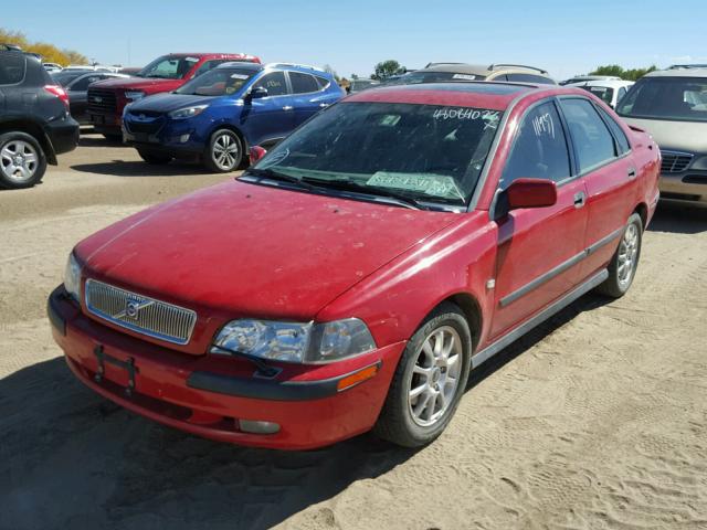 YV1VS29582F847207 - 2002 VOLVO S40 1.9T RED photo 2