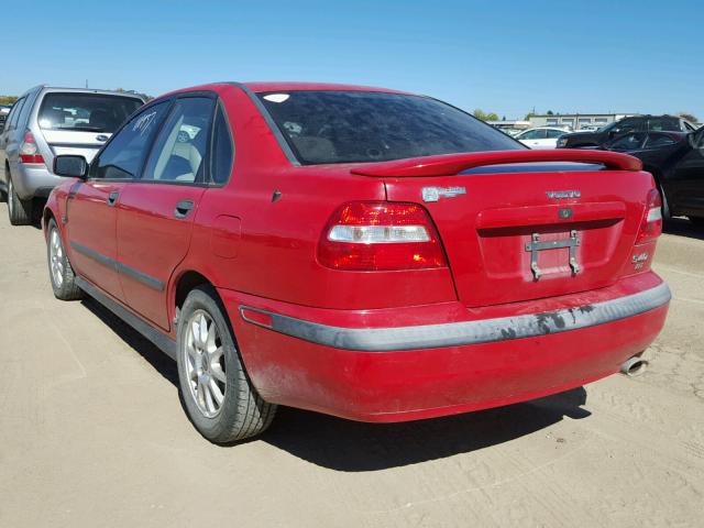 YV1VS29582F847207 - 2002 VOLVO S40 1.9T RED photo 3