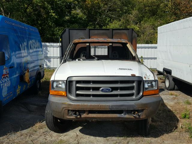 1FDAF56F81EA51645 - 2001 FORD F550 SUPER WHITE photo 7