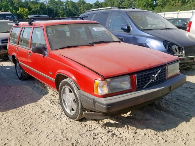 YV1FA875XL1301603 - 1990 VOLVO 740 RED photo 1