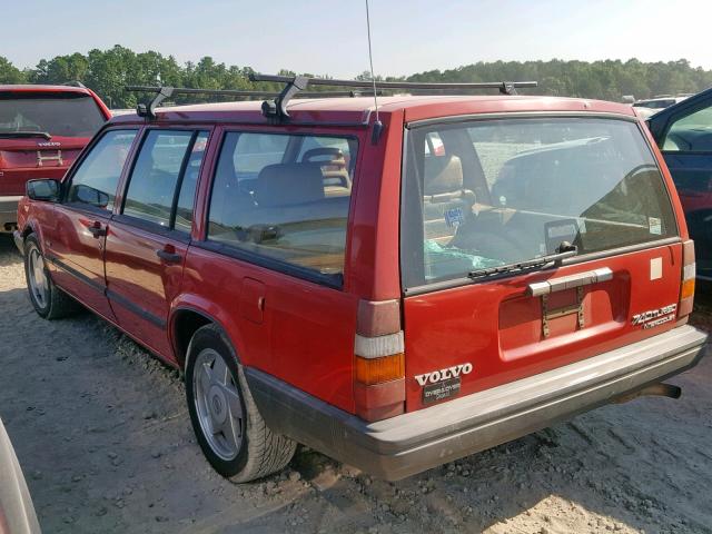 YV1FA875XL1301603 - 1990 VOLVO 740 RED photo 3