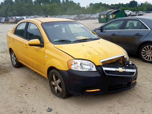 KL1TD56628B046656 - 2008 CHEVROLET AVEO BASE Сары фото 1