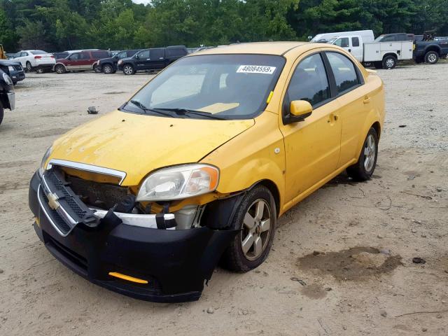KL1TD56628B046656 - 2008 CHEVROLET AVEO BASE Сары фото 2