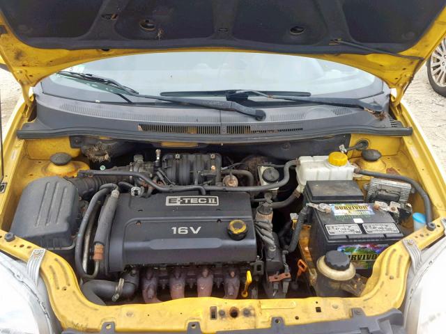 KL1TD56628B046656 - 2008 CHEVROLET AVEO BASE Сары фото 7