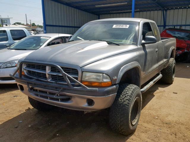 1B7GG23Y8VS282844 - 1997 DODGE DAKOTA CHARCOAL photo 2