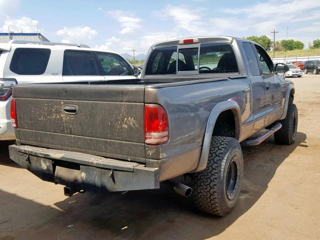 1B7GG23Y8VS282844 - 1997 DODGE DAKOTA CHARCOAL photo 4