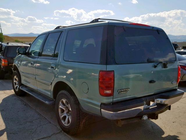 1FMEU18W3VLC11641 - 1997 FORD EXPEDITION GREEN photo 3