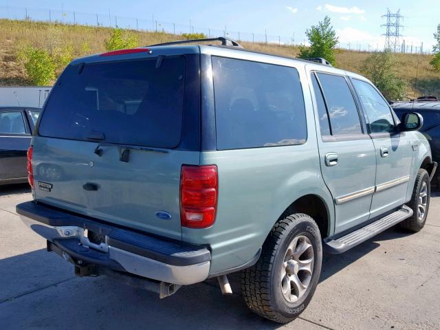 1FMEU18W3VLC11641 - 1997 FORD EXPEDITION GREEN photo 4