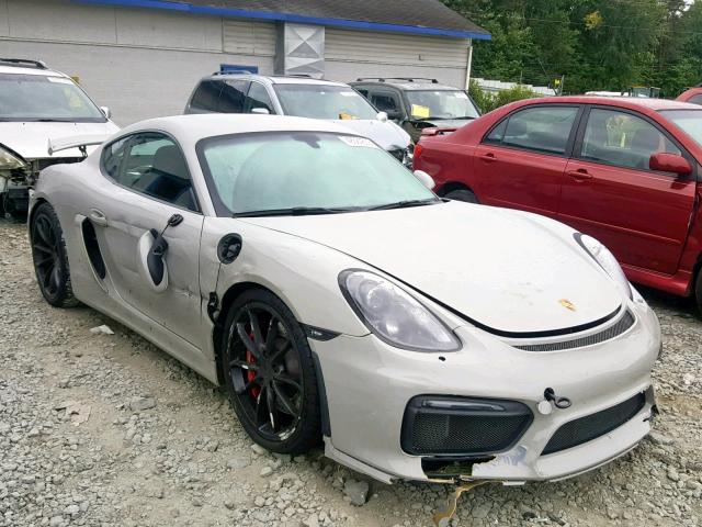 WP0AC2A89GK191086 - 2016 PORSCHE CAYMAN GT4 GRAY photo 1