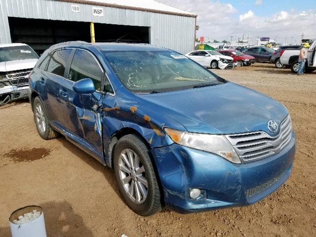 4T3ZA3BB4BU038897 - 2011 TOYOTA VENZA BLUE photo 1