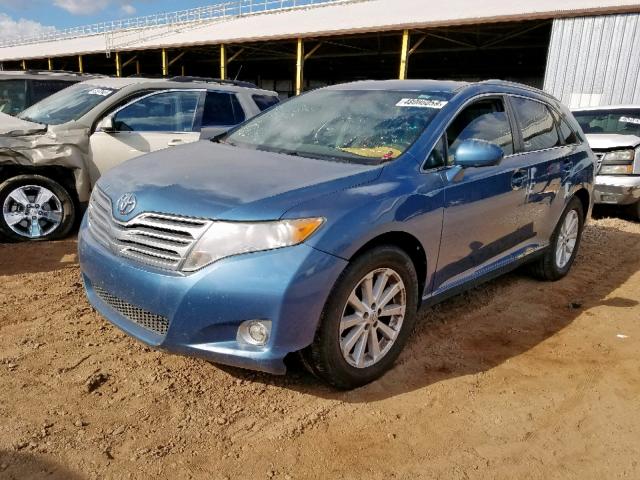 4T3ZA3BB4BU038897 - 2011 TOYOTA VENZA BLUE photo 2