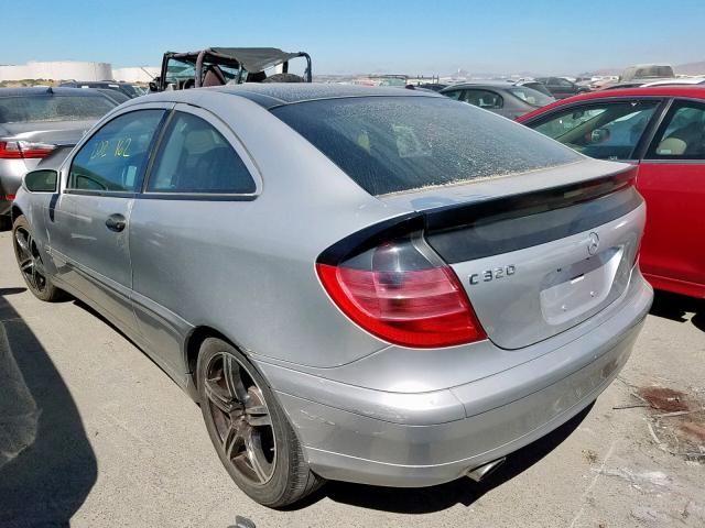 WDBRN64J83A480025 - 2003 MERCEDES-BENZ C 320 SPOR SILVER photo 3