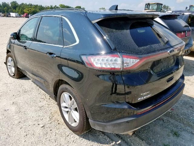 2FMPK3J85GBB48020 - 2016 FORD EDGE SEL BLACK photo 3