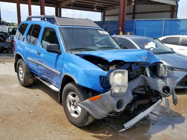 5N1ED28TX2C531482 - 2002 NISSAN XTERRA XE BLUE photo 1