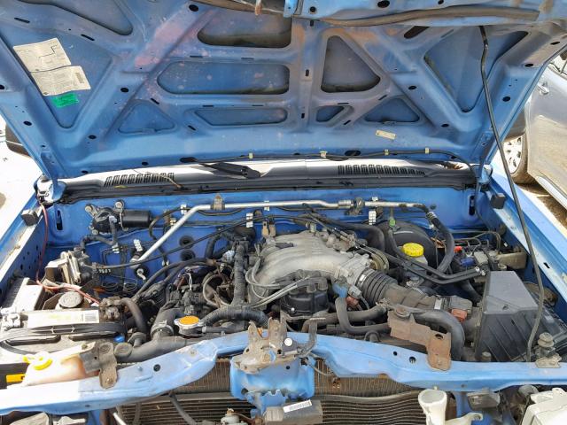 5N1ED28TX2C531482 - 2002 NISSAN XTERRA XE BLUE photo 7