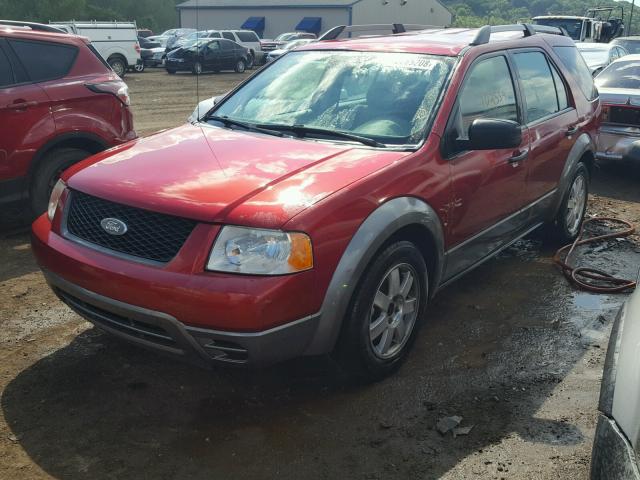 1FMZK01195GA34585 - 2005 FORD FREESTYLE RED photo 2