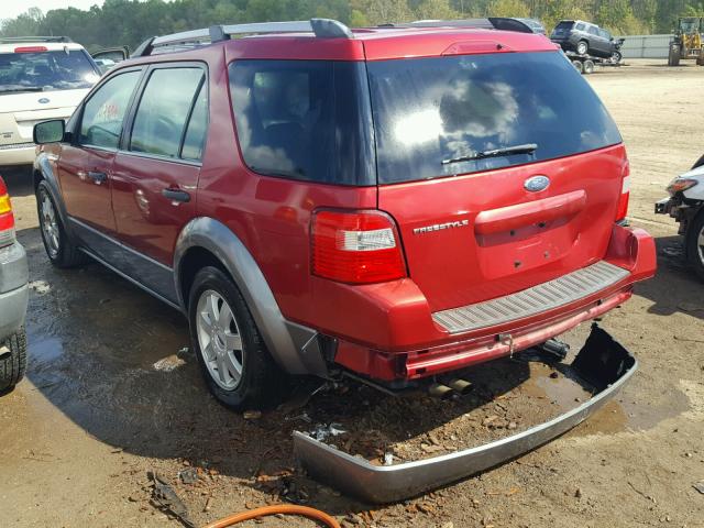 1FMZK01195GA34585 - 2005 FORD FREESTYLE RED photo 3