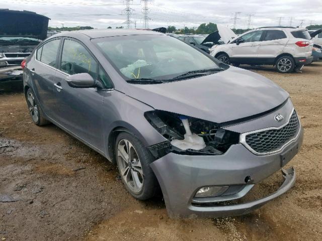 KNAFX4A87G5549559 - 2016 KIA FORTE EX GRAY photo 1