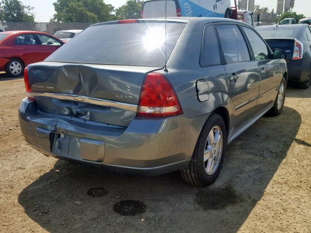 1G1ZT648X5F222530 - 2005 CHEVROLET MALIBU MAX 灰色 照片 4