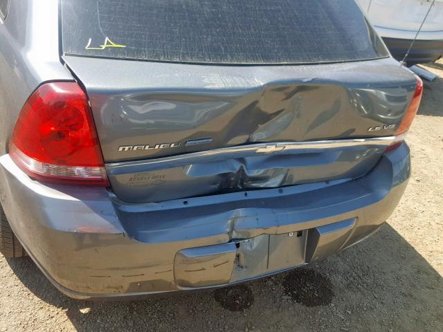 1G1ZT648X5F222530 - 2005 CHEVROLET MALIBU MAX 灰色 照片 9