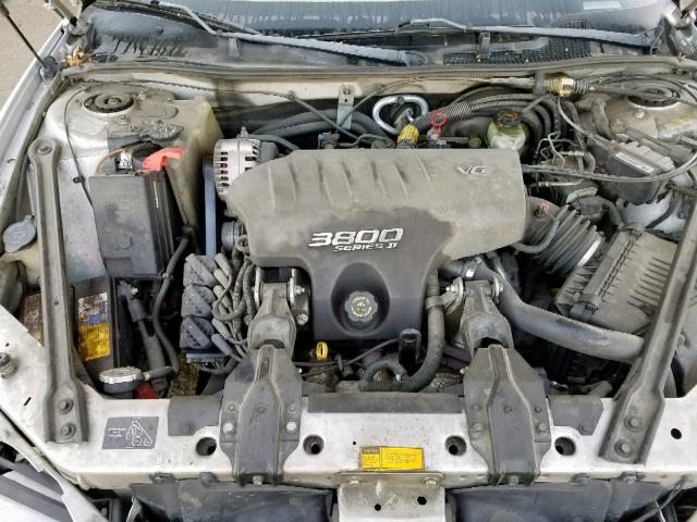 1G2WP52K71F135285 - 2001 PONTIAC GRAND PRIX SILVER photo 7