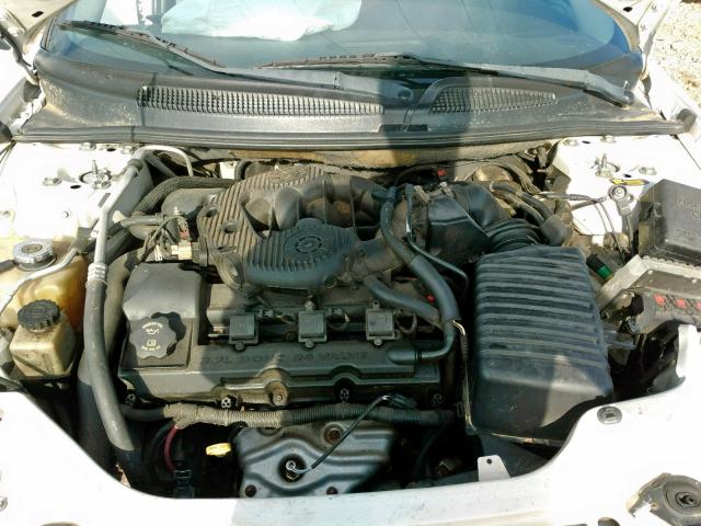 1B3EL36R64N376734 - 2004 DODGE STRATUS SE WHITE photo 7