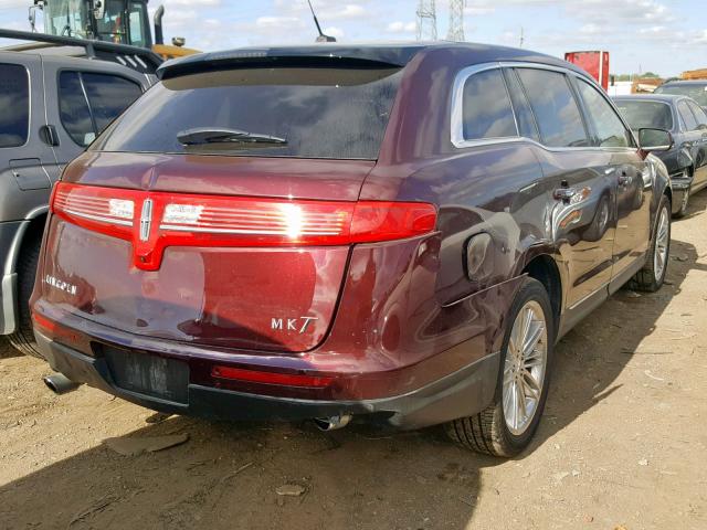 2LMHJ5AT3KBL02874 - 2019 LINCOLN MKT MAROON photo 4