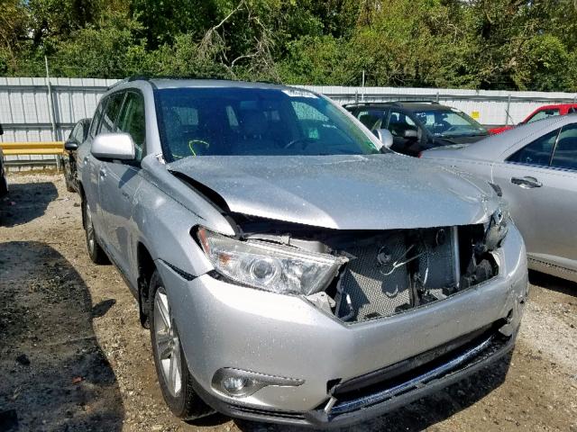 5TDDK3EH8DS178396 - 2013 TOYOTA HIGHLANDER GRAY photo 1