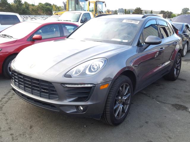 WP1AB2A51GLB53384 - 2016 PORSCHE MACAN S GRAY photo 2