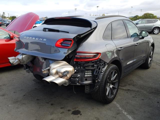 WP1AB2A51GLB53384 - 2016 PORSCHE MACAN S GRAY photo 4