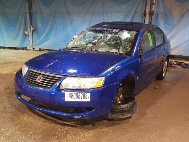 1G8AJ52F35Z145904 - 2005 SATURN ION LEVEL BLUE photo 2
